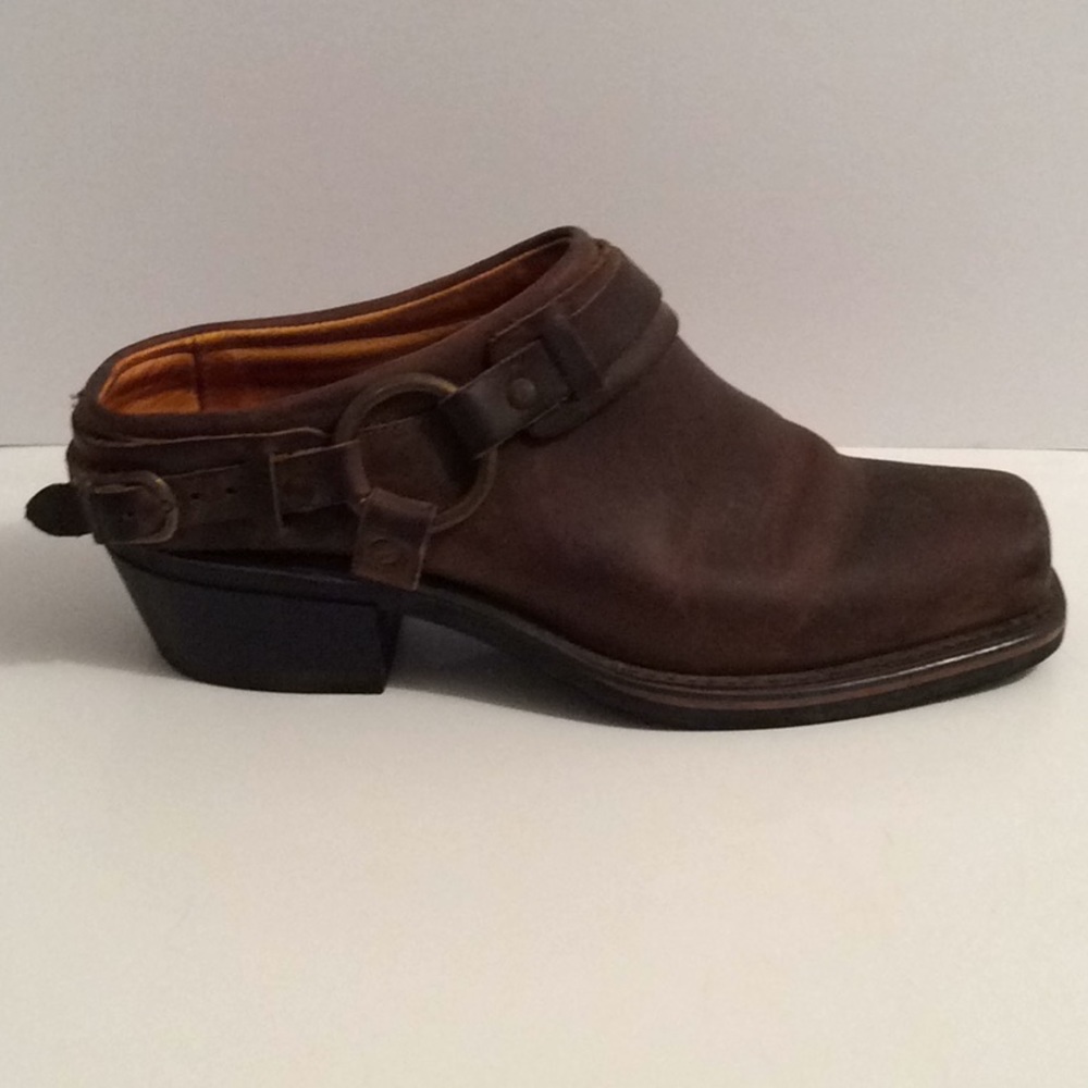 Women’s Brown Frye harness Clog.  Sz.8.5